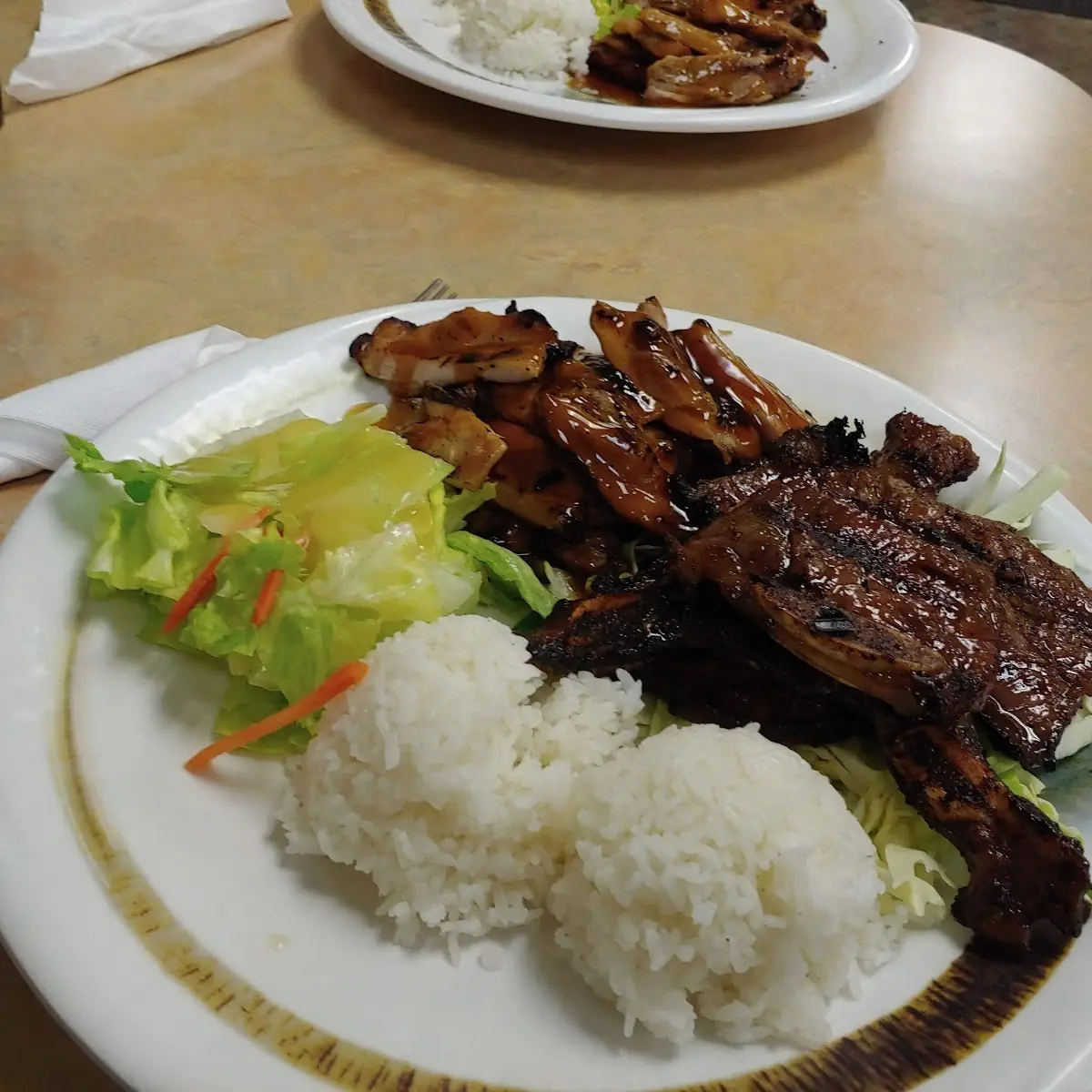 Teriyaki Chicken & Short Rib