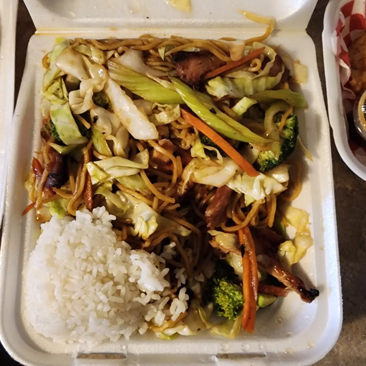 Teriyaki Chicken & Vegetable Chow Mein Combo