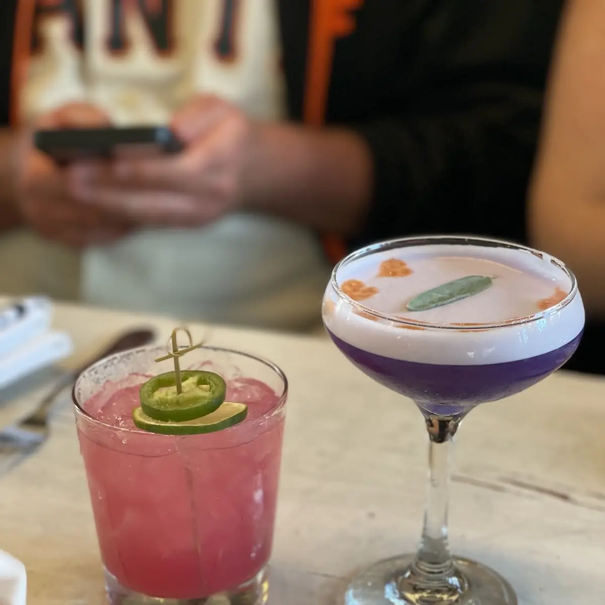 Lavender Gin Fizz