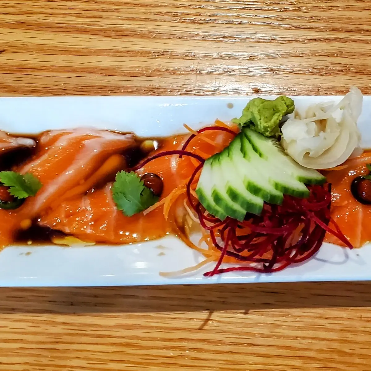New Style Salmon Sashimi