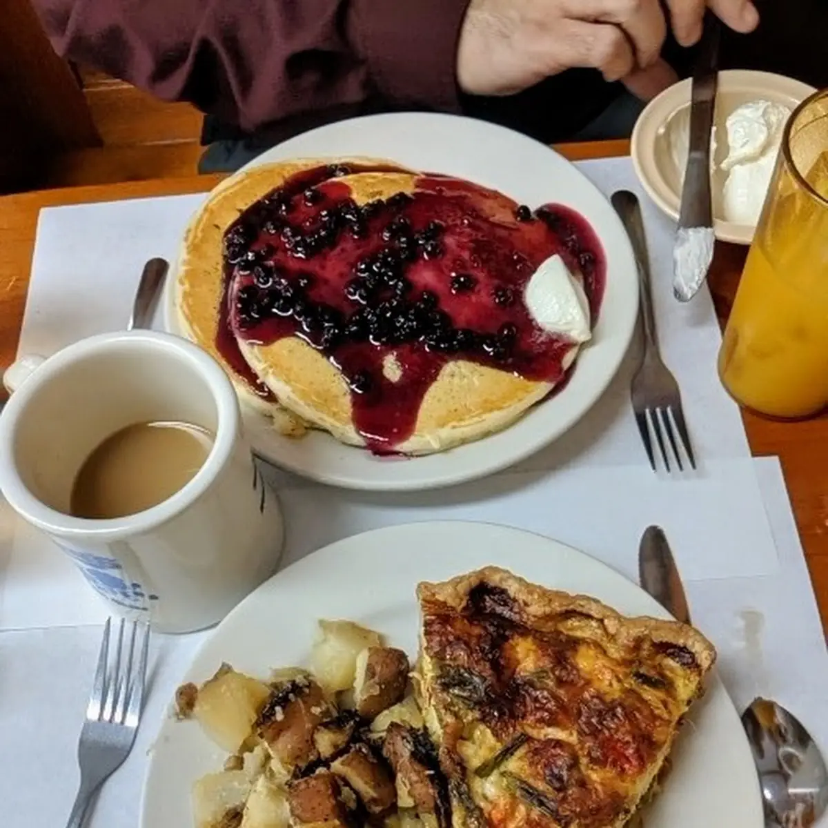 Wild Blueberry Pancakes