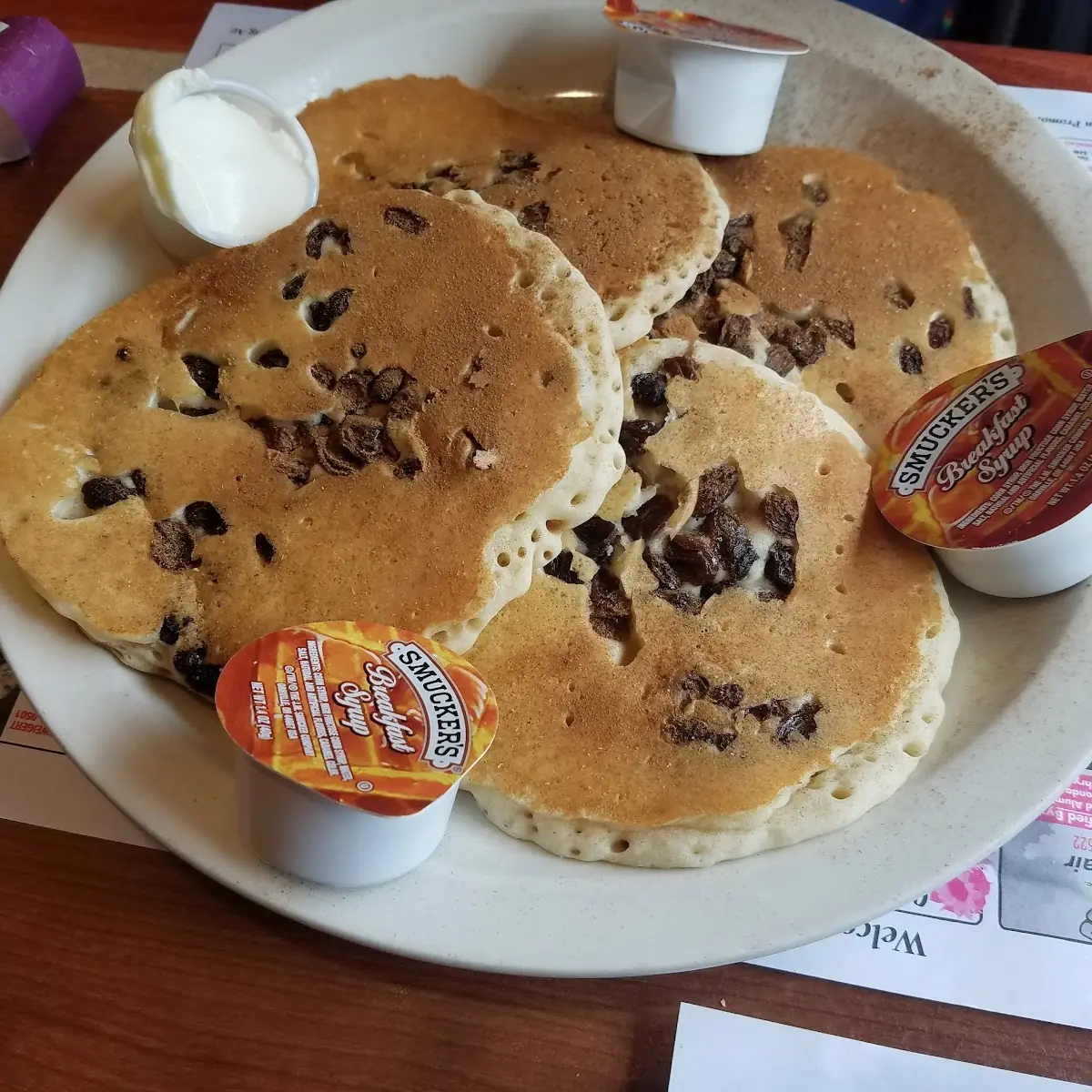 Cinnamon Raisin Pancakes
