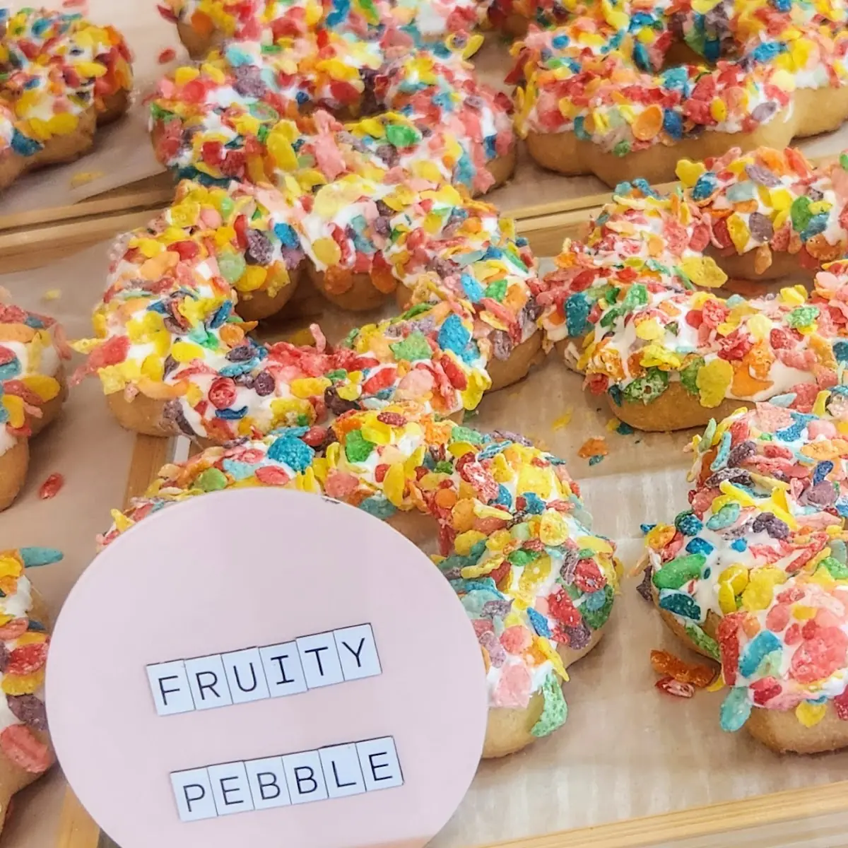 Mochi Donuts Fruity Pebbles