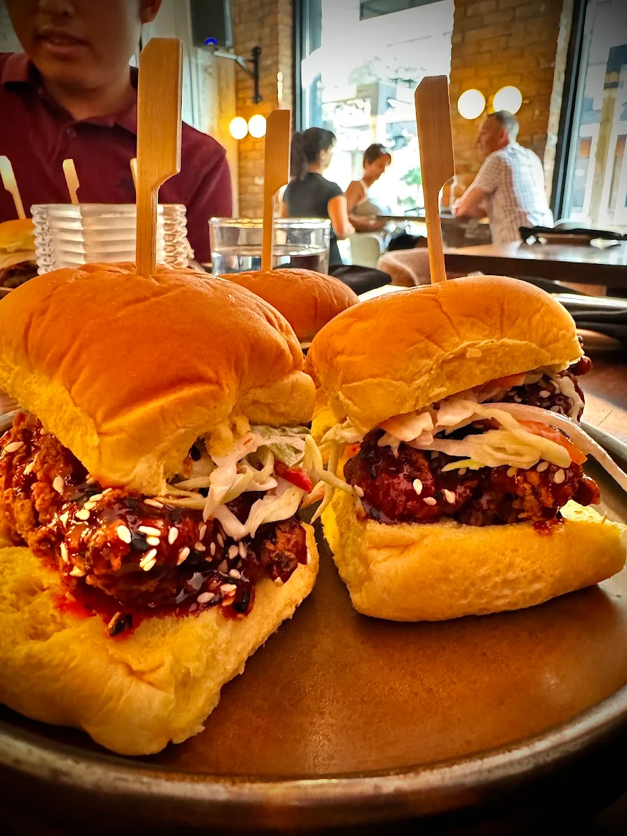 Korean Fried Chicken Sliders, radius® on Brant