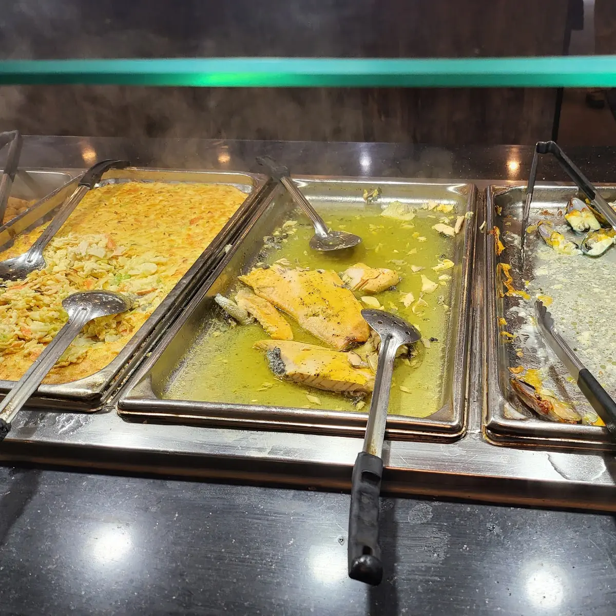 Hot Food Buffet Serving Line
