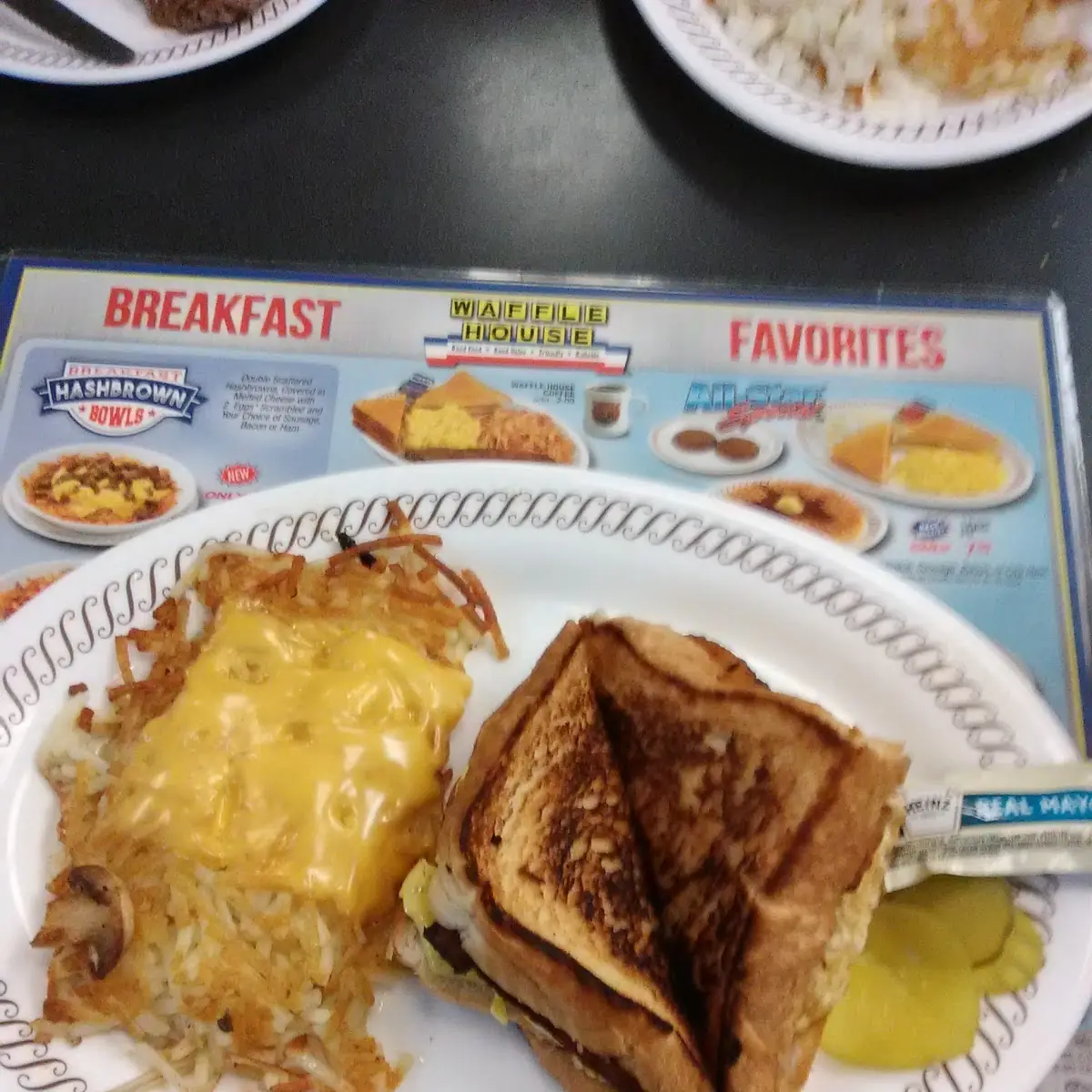 Bacon Egg Sandwich with Hash Browns