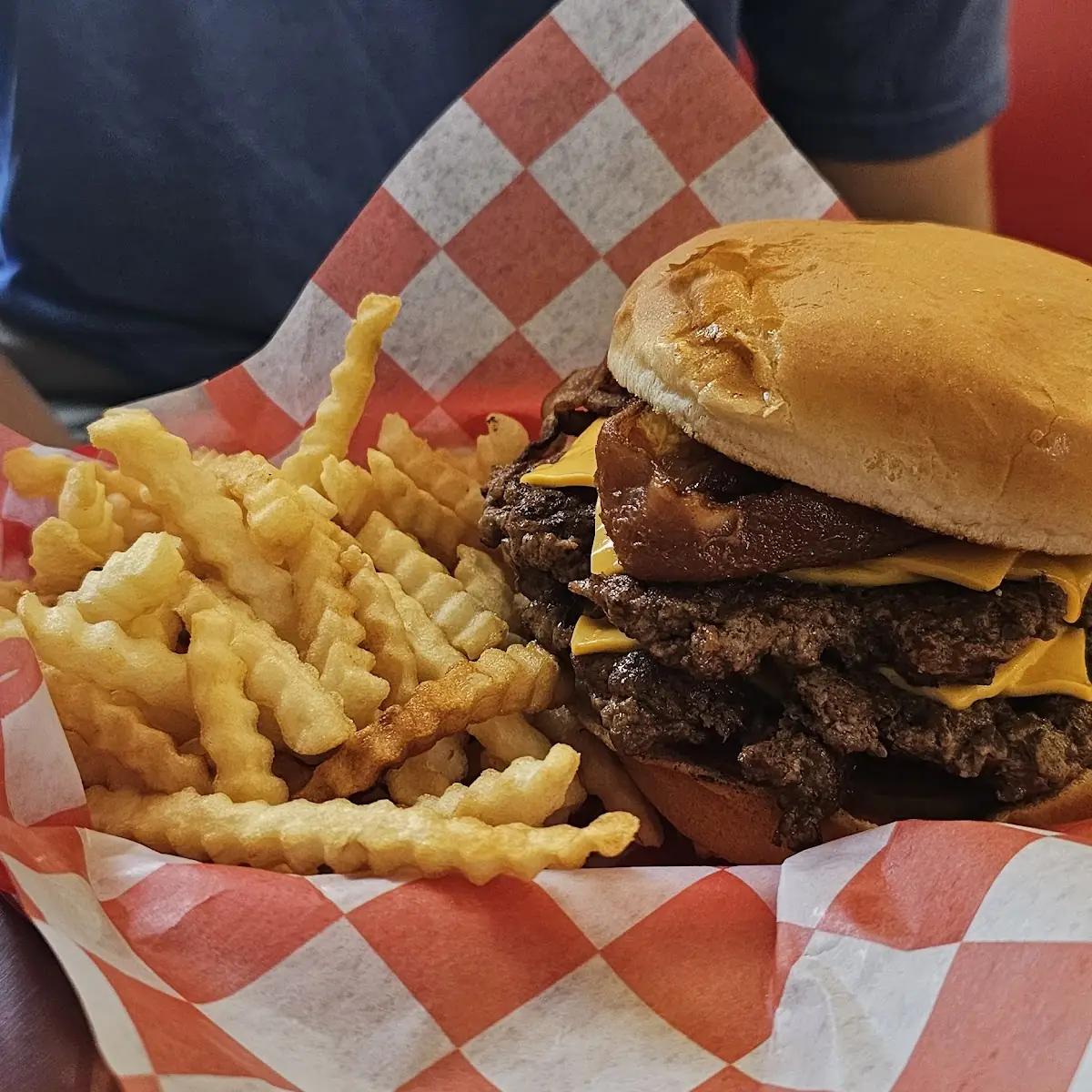 Large Double Bacon Cheeseburger