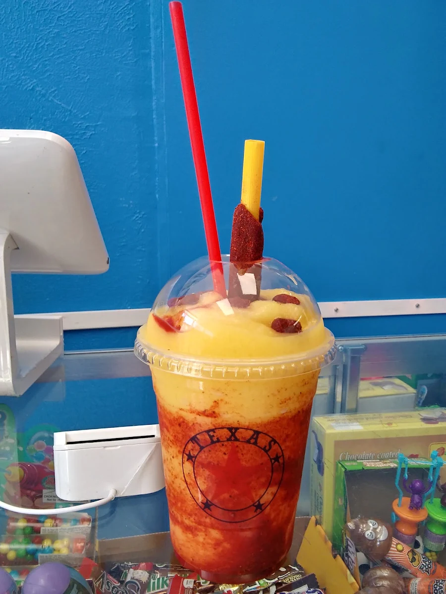 Mango Smoothie with Chili Sauce