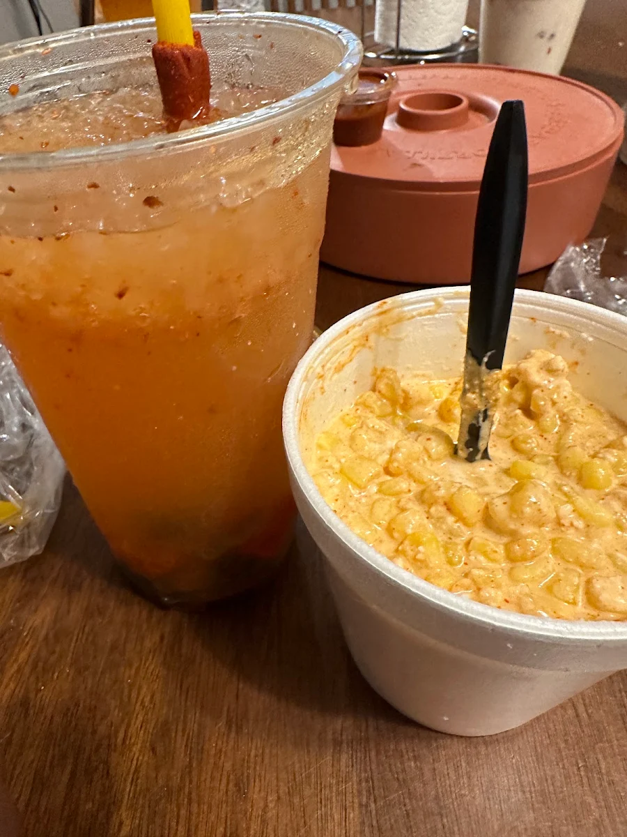 Sprite Preparada and Elote
