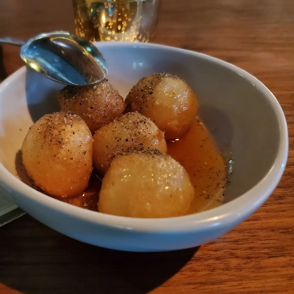 Goat Cheese Balls with Honey