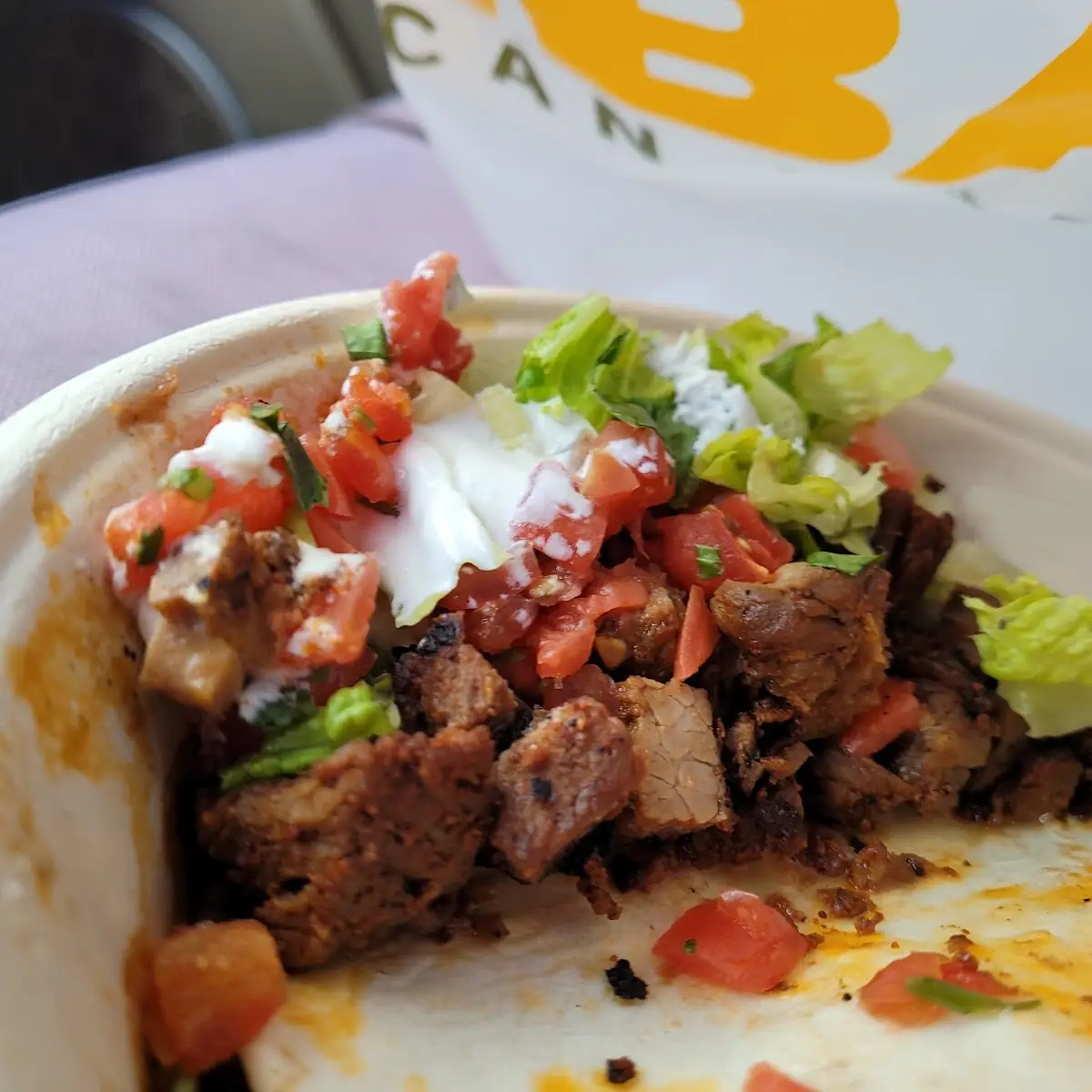 Soft Taco with Steak
