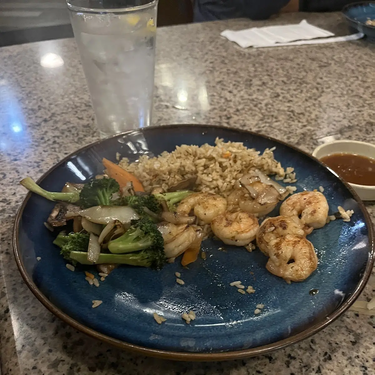 Fried Rice and Shrimp