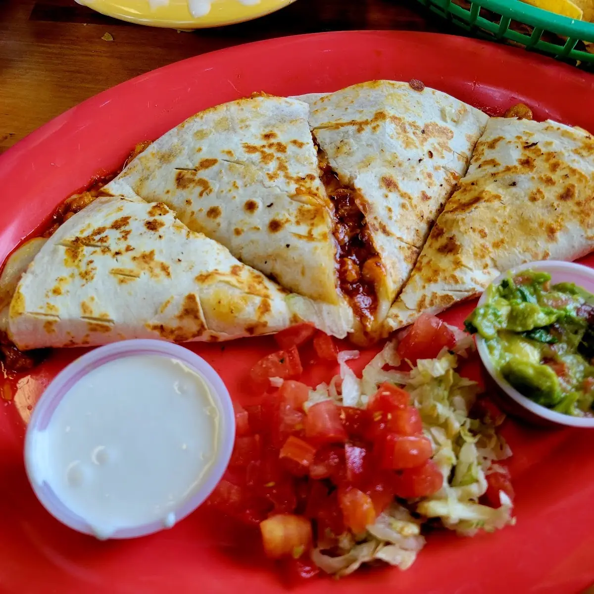 Spicy Grilled Chicken Quesadilla