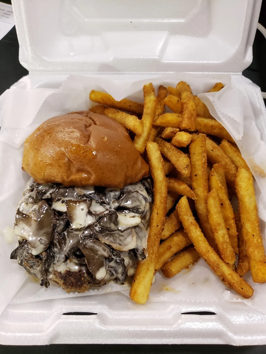 Mushroom Swiss Burger