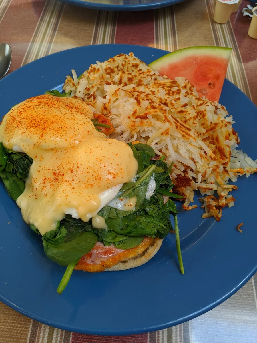 Two Eggs with Bacon, Sausage, Sausage Patty or Ham