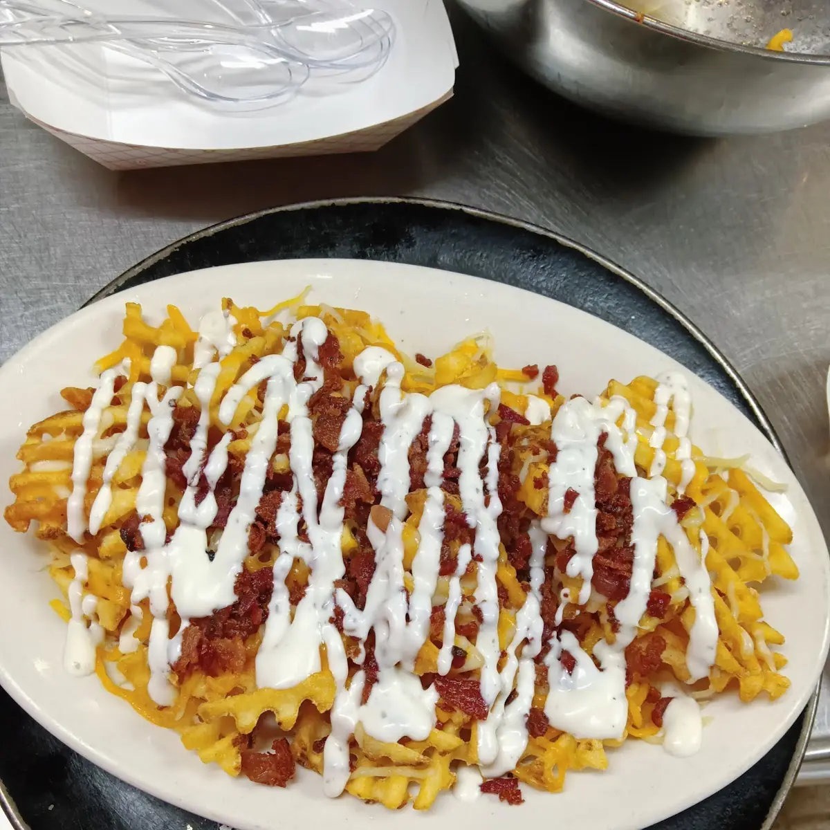 Chicken Bacon Ranch Spuds