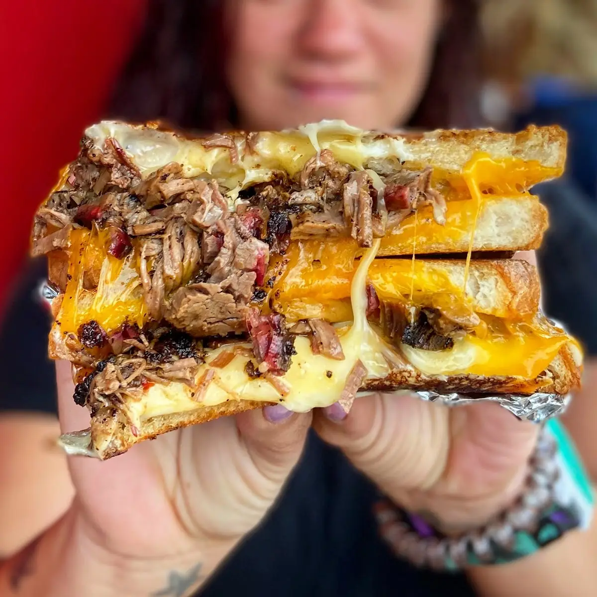 Brisket Grilled Cheese