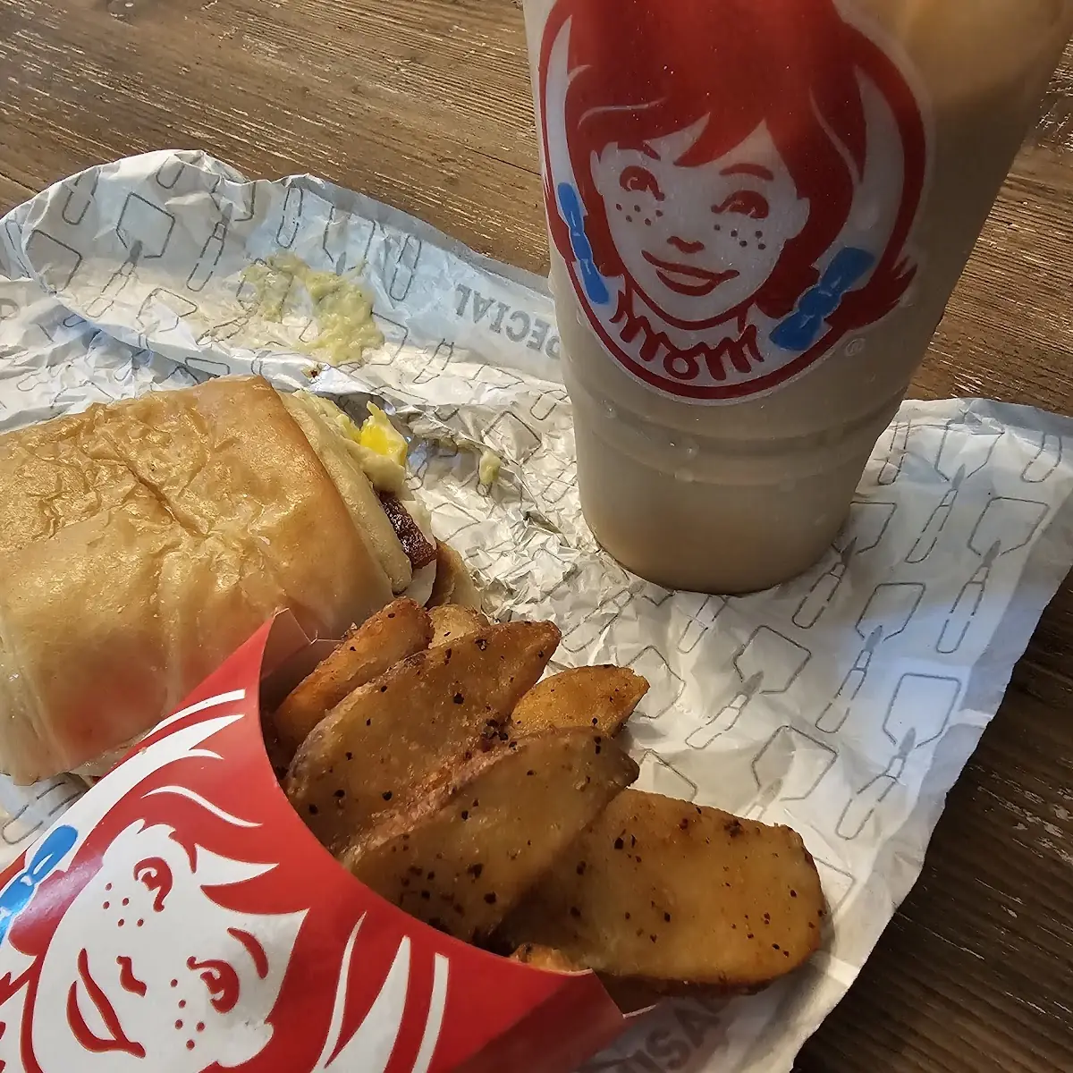 Bacon Egg & Swiss Croissant Combo