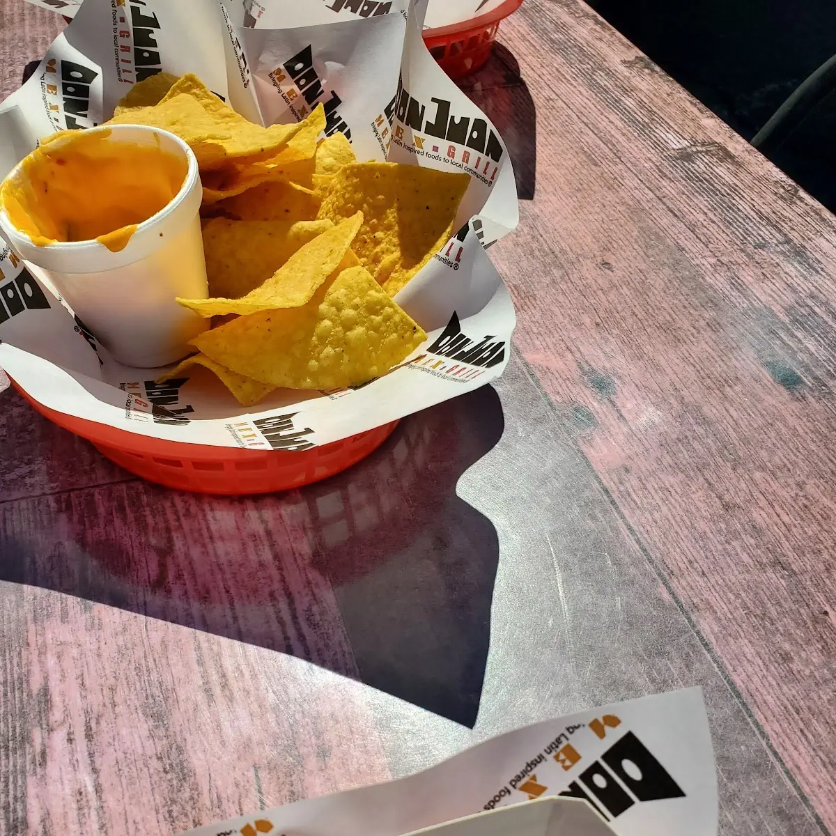 Chips with Cheese Dip