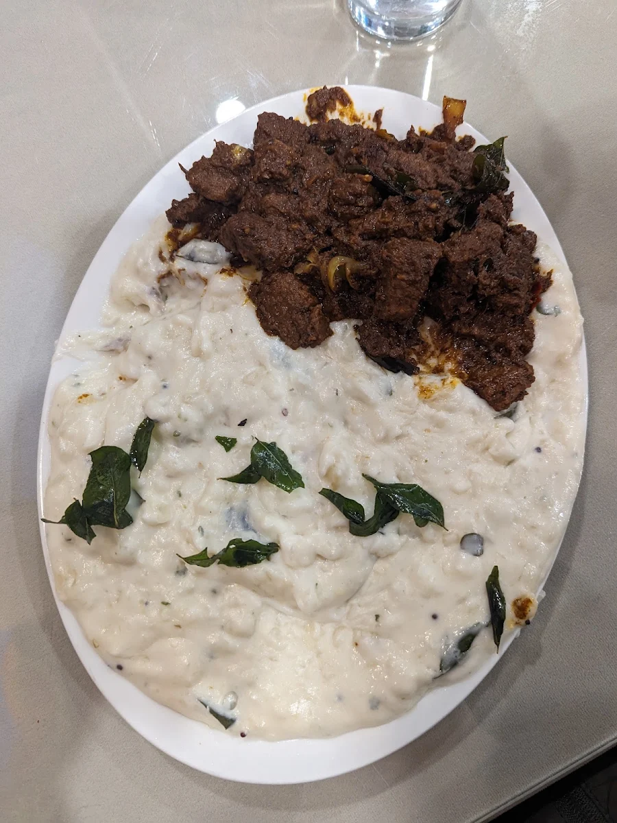 Beef Ularthu, Ginger Garlic South Indian Restaurant