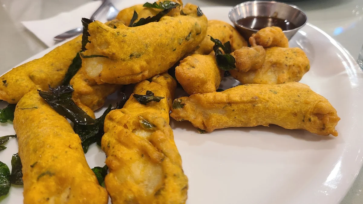 Fish Pakora, Ginger Garlic South Indian Restaurant