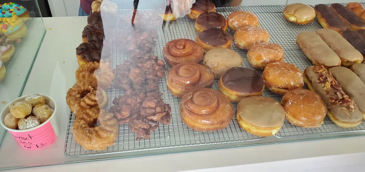 Apple Fritter and Cinnamon Roll