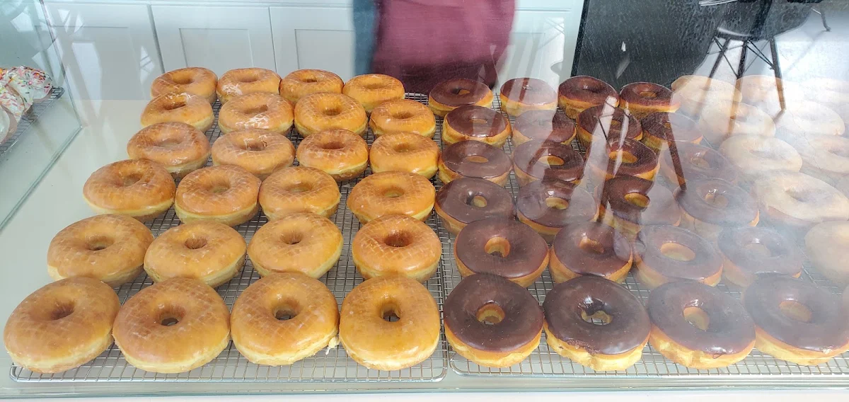 Glazed and Chocolate Donuts