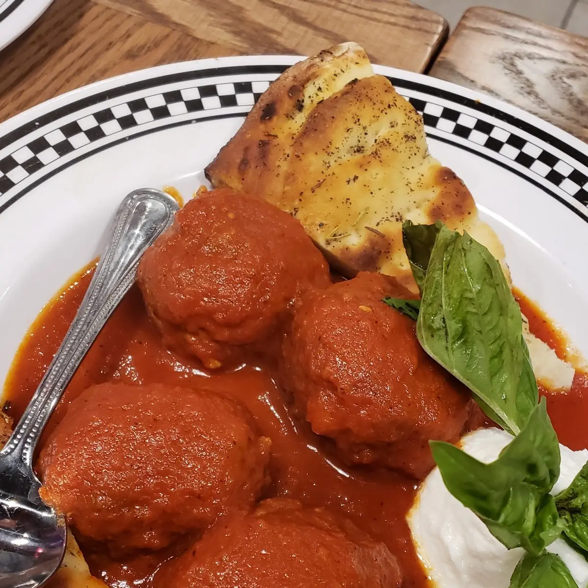 Hand Rolled Meatballs with Ricotta