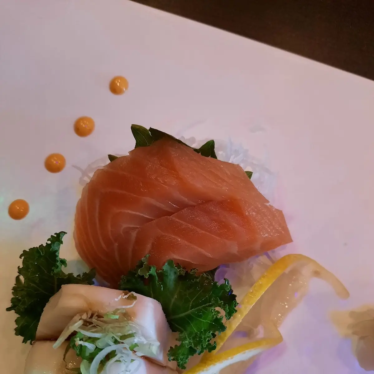 White Tuna and Salmon Sashimi