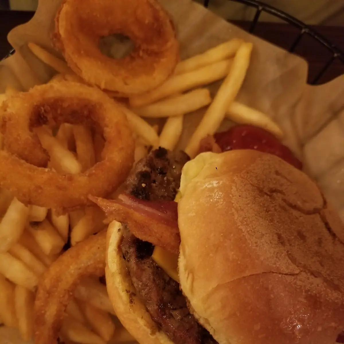 Bacon Cheese Burger Combo