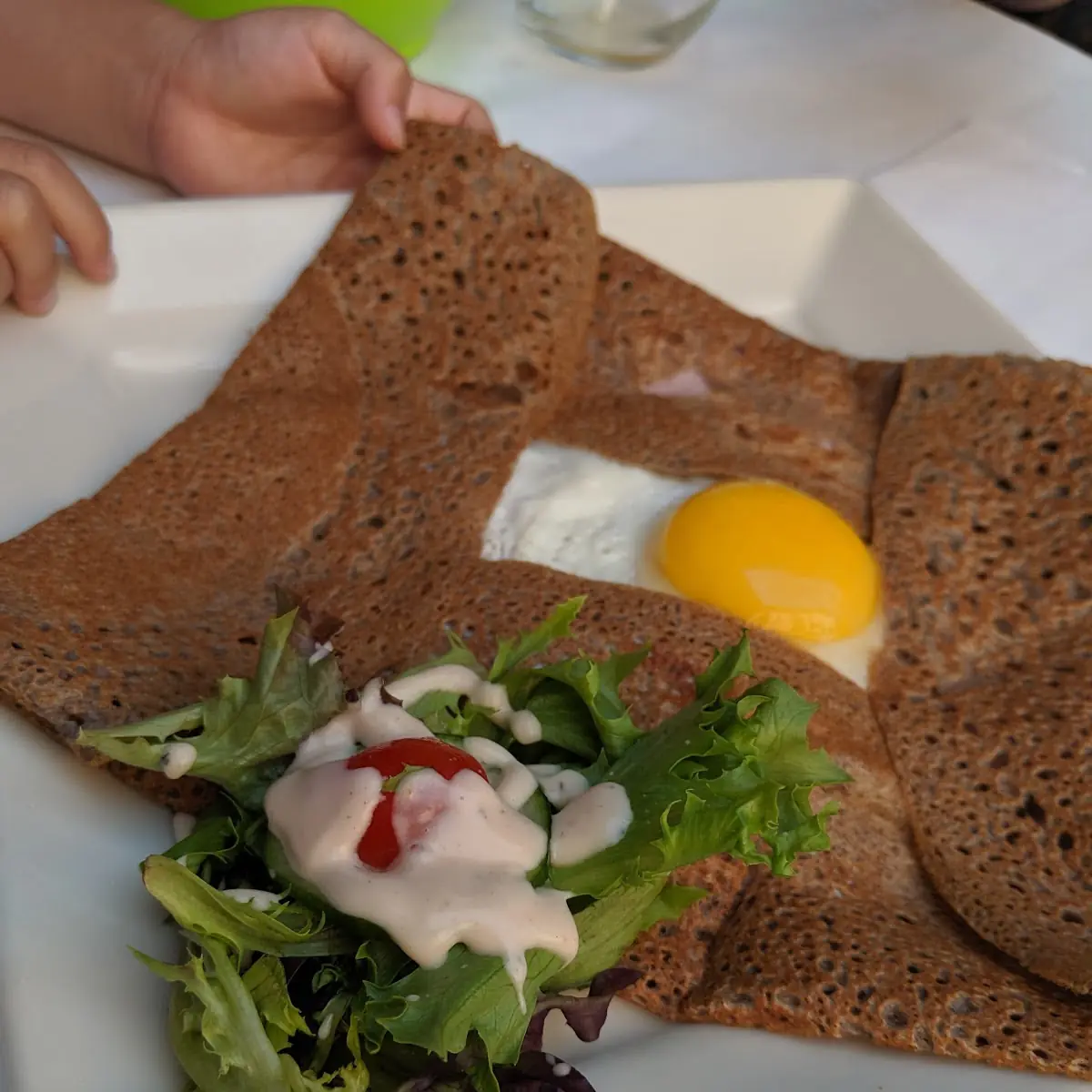Ham & Swiss Crepes