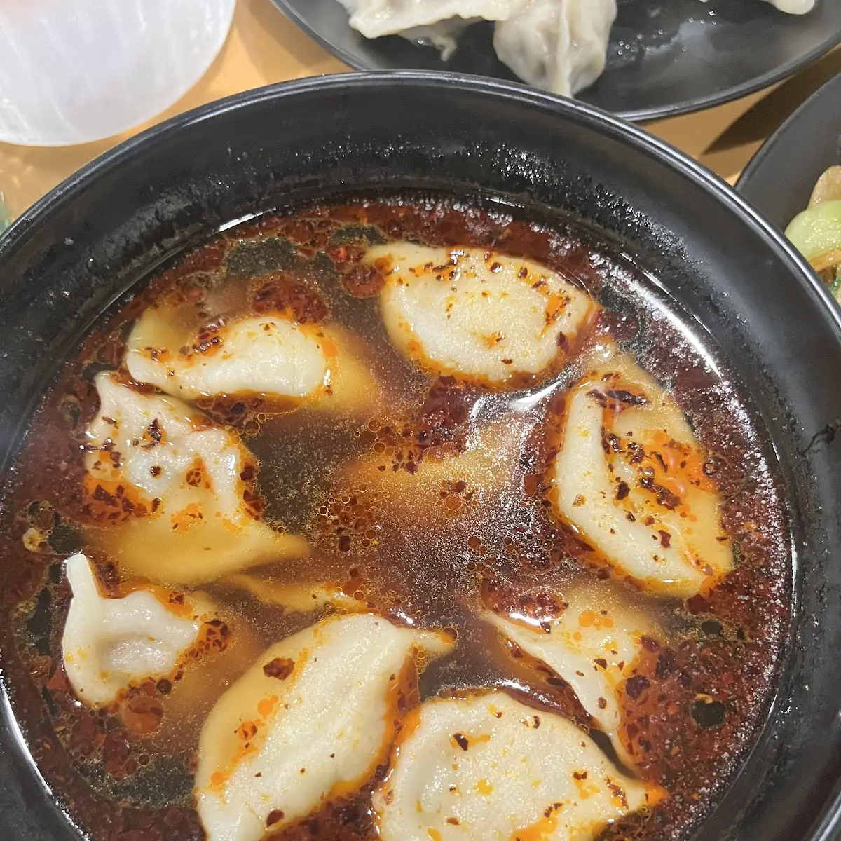 Beef Dumpling Spicy Sour Soup