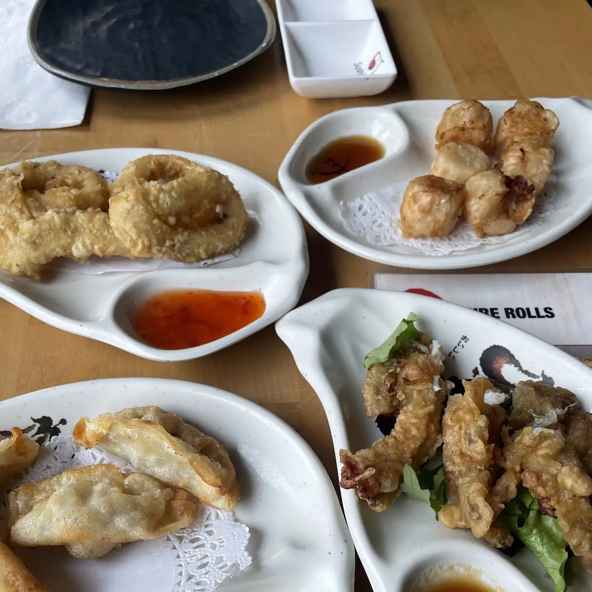 Fried Calamari and Soft Shell Crab Tempura