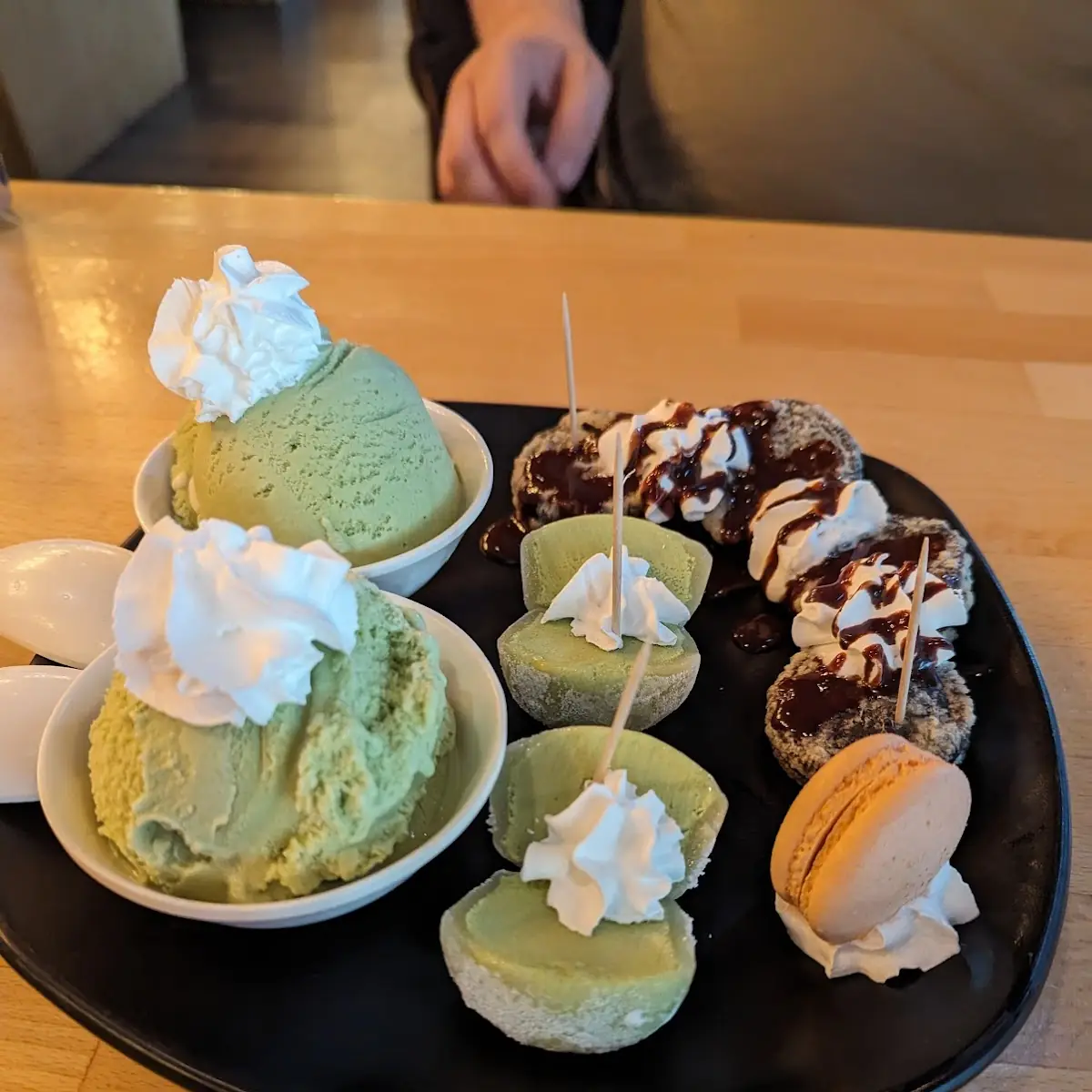 Mochi Ice Cream Macaroons Fried Oreos