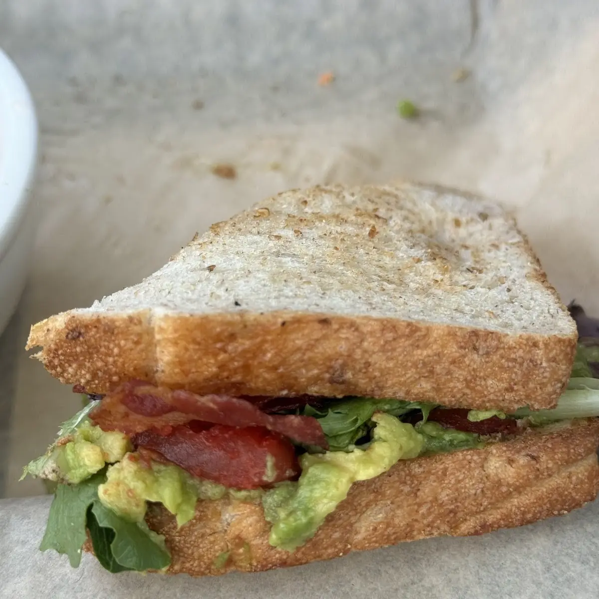 Bacon Avocado Breakfast Sandwich