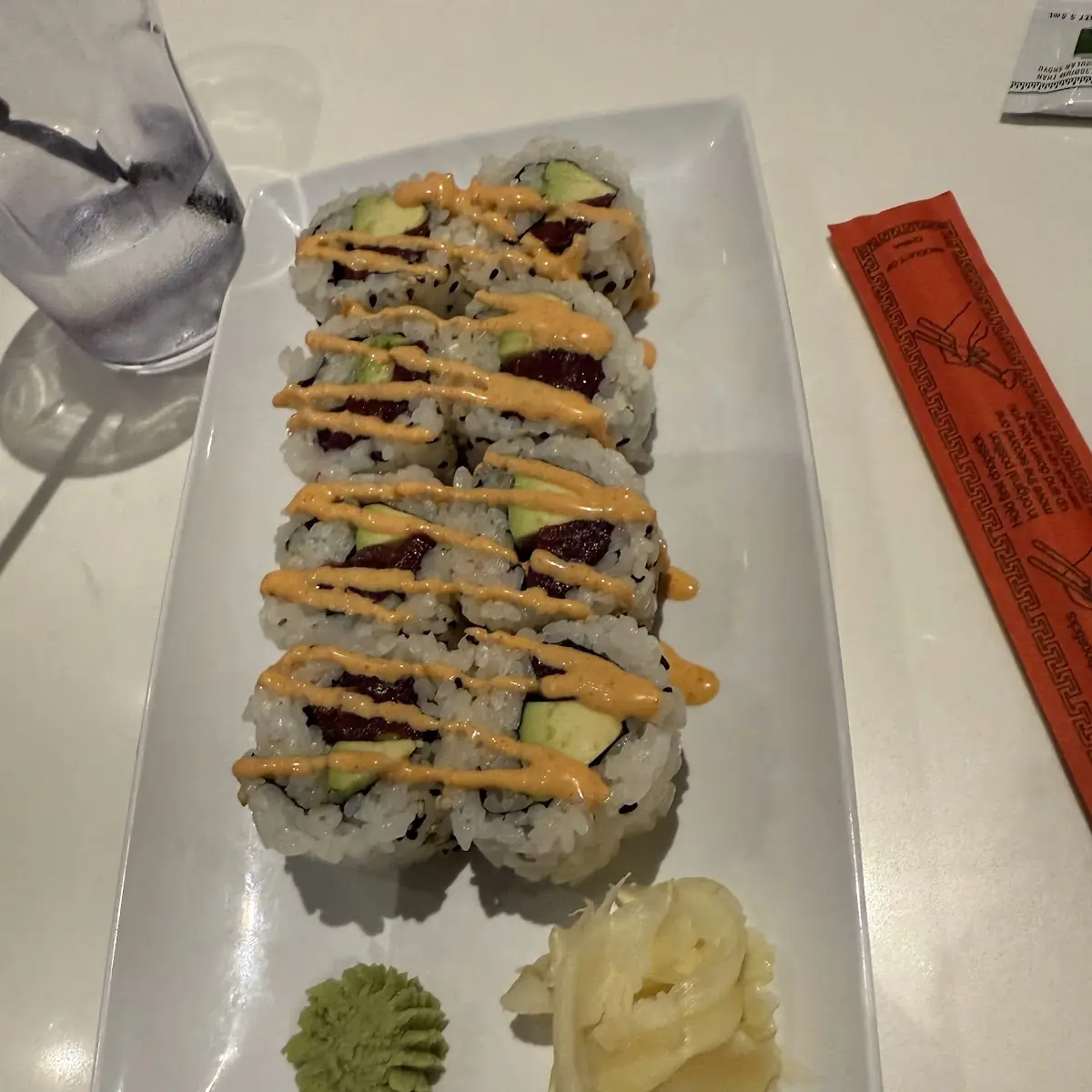 Spicy Tuna Roll with Avocado