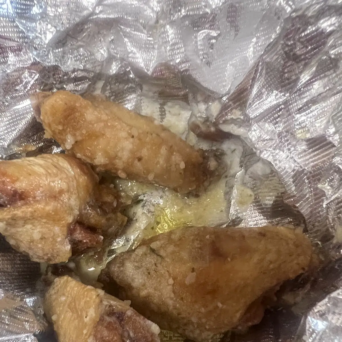 Creamy Garlic Parm Wings
