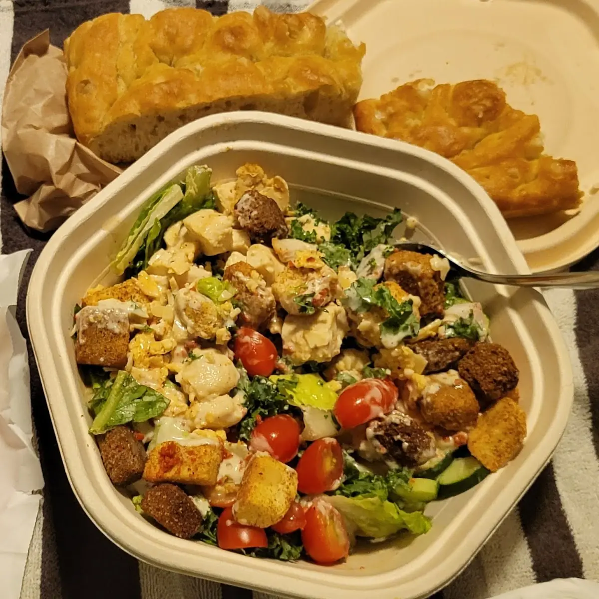 Kale Caesar Salad
