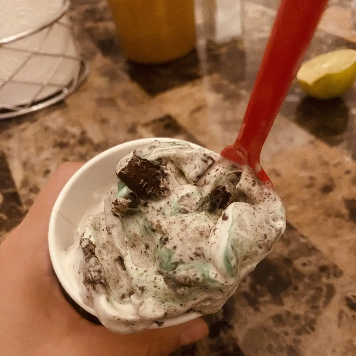 Mint Oreo Blizzard Treat