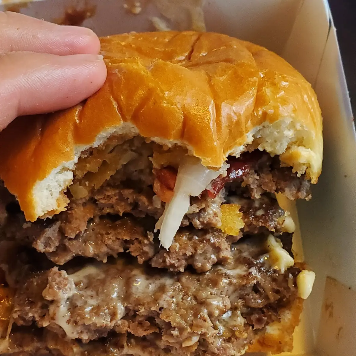 Triple Cheeseburger