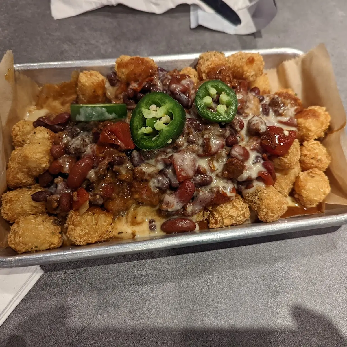 Chili Cheese Tots