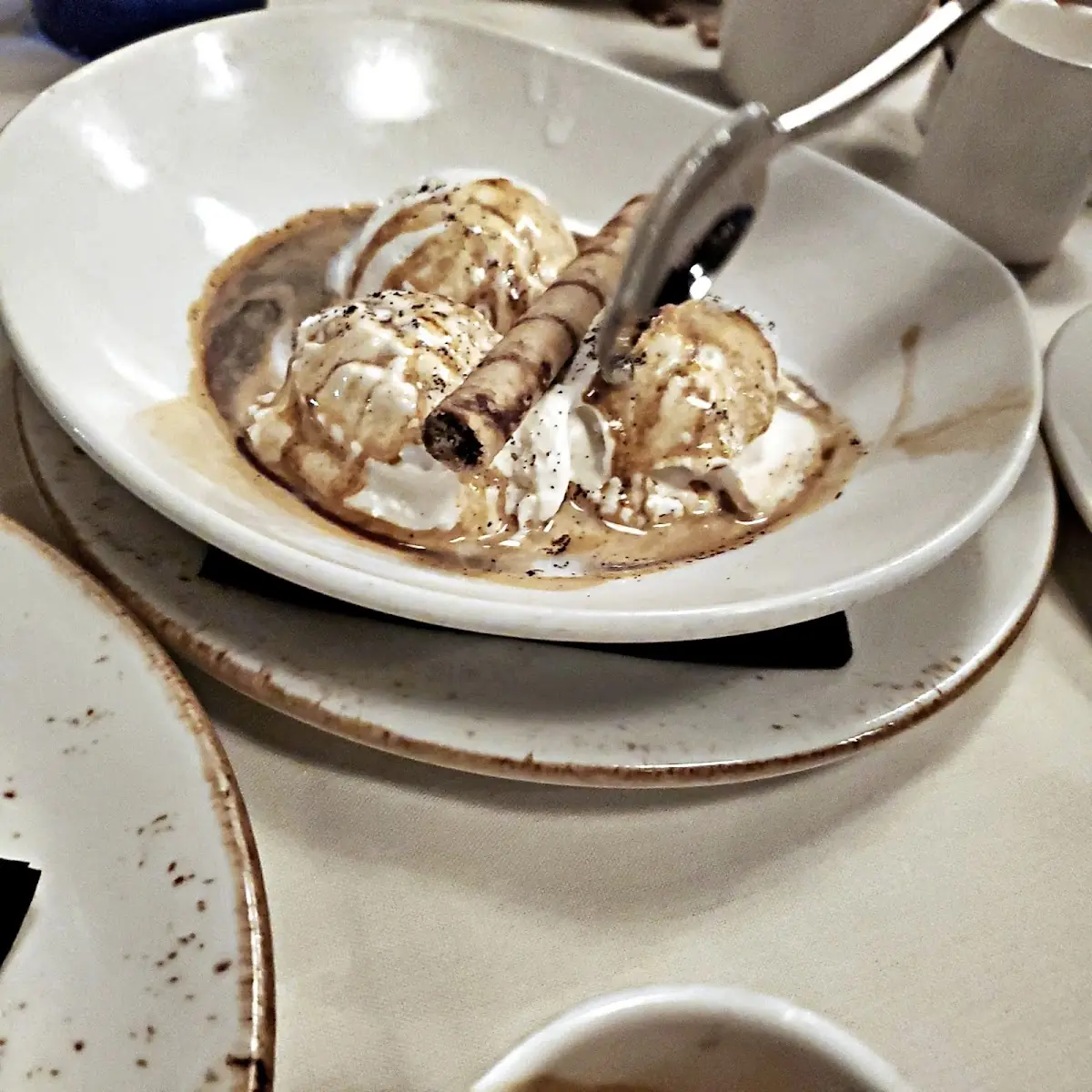 Vanilla Ice Cream Double Espresso