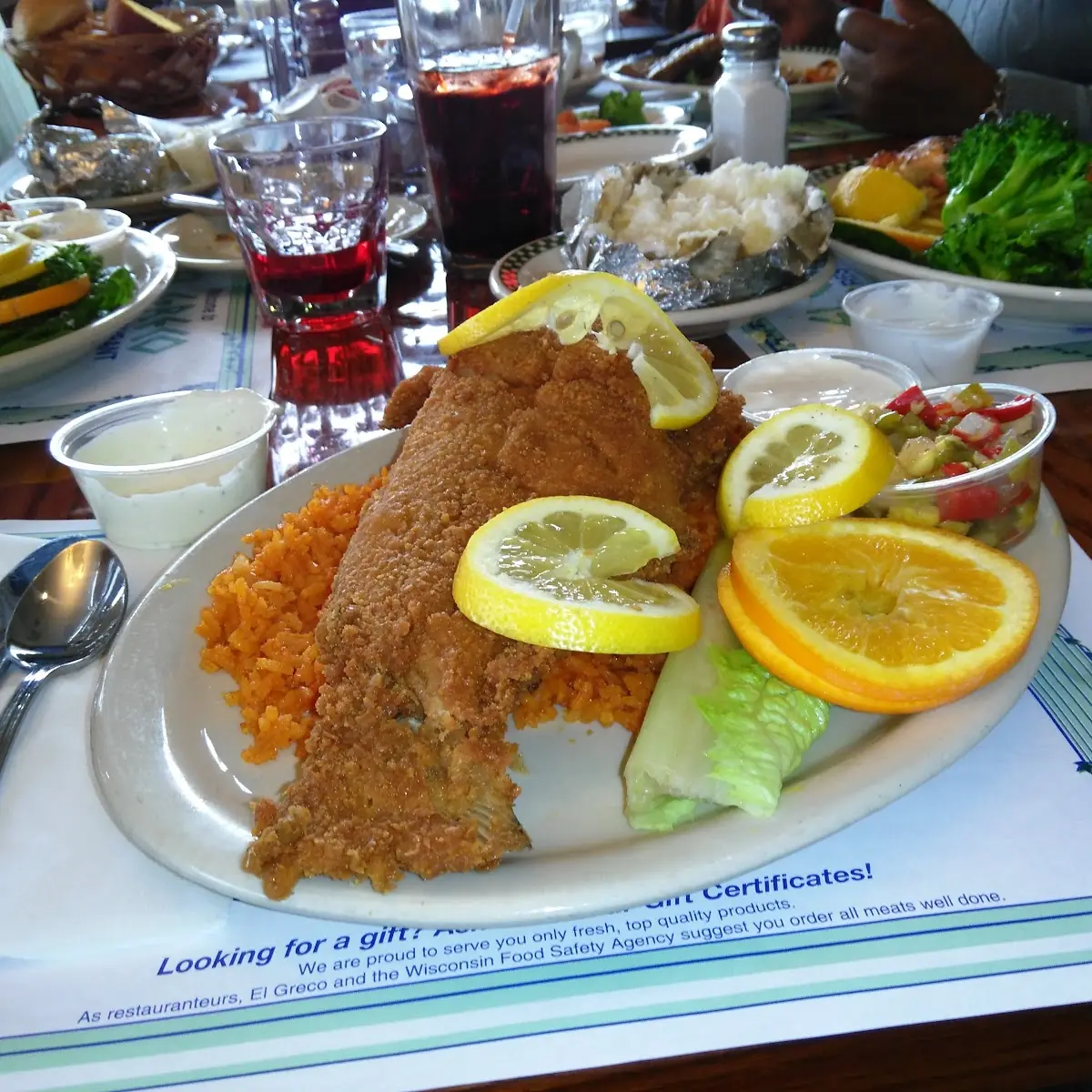 Fried Catfish Fillet & Eggs