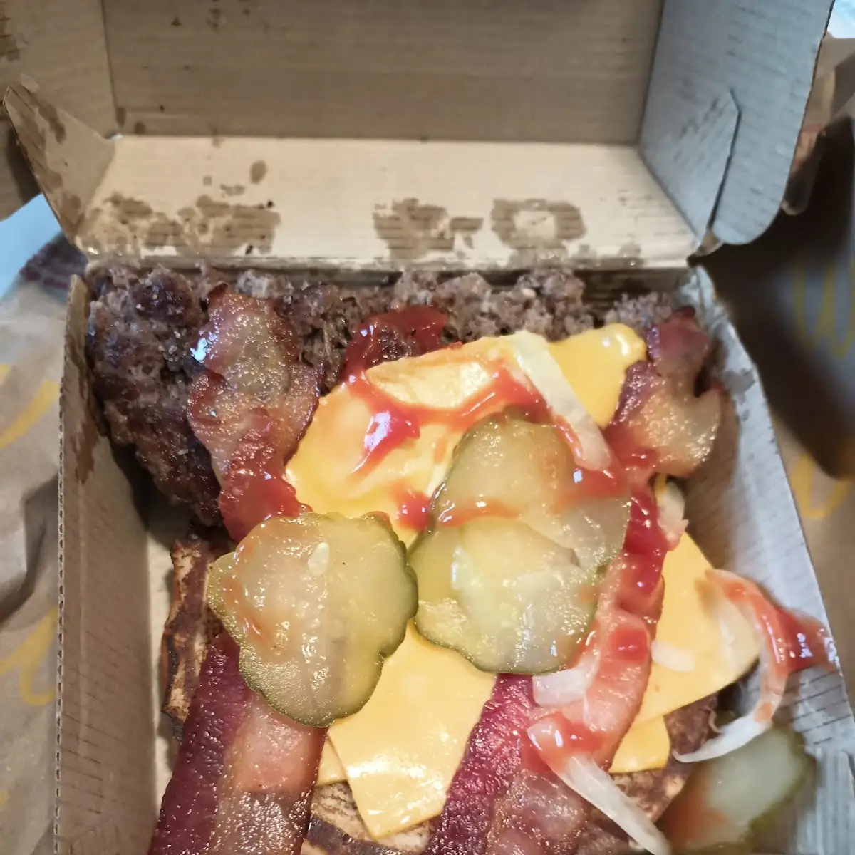 Bacon and Cheese Quarter Pounder