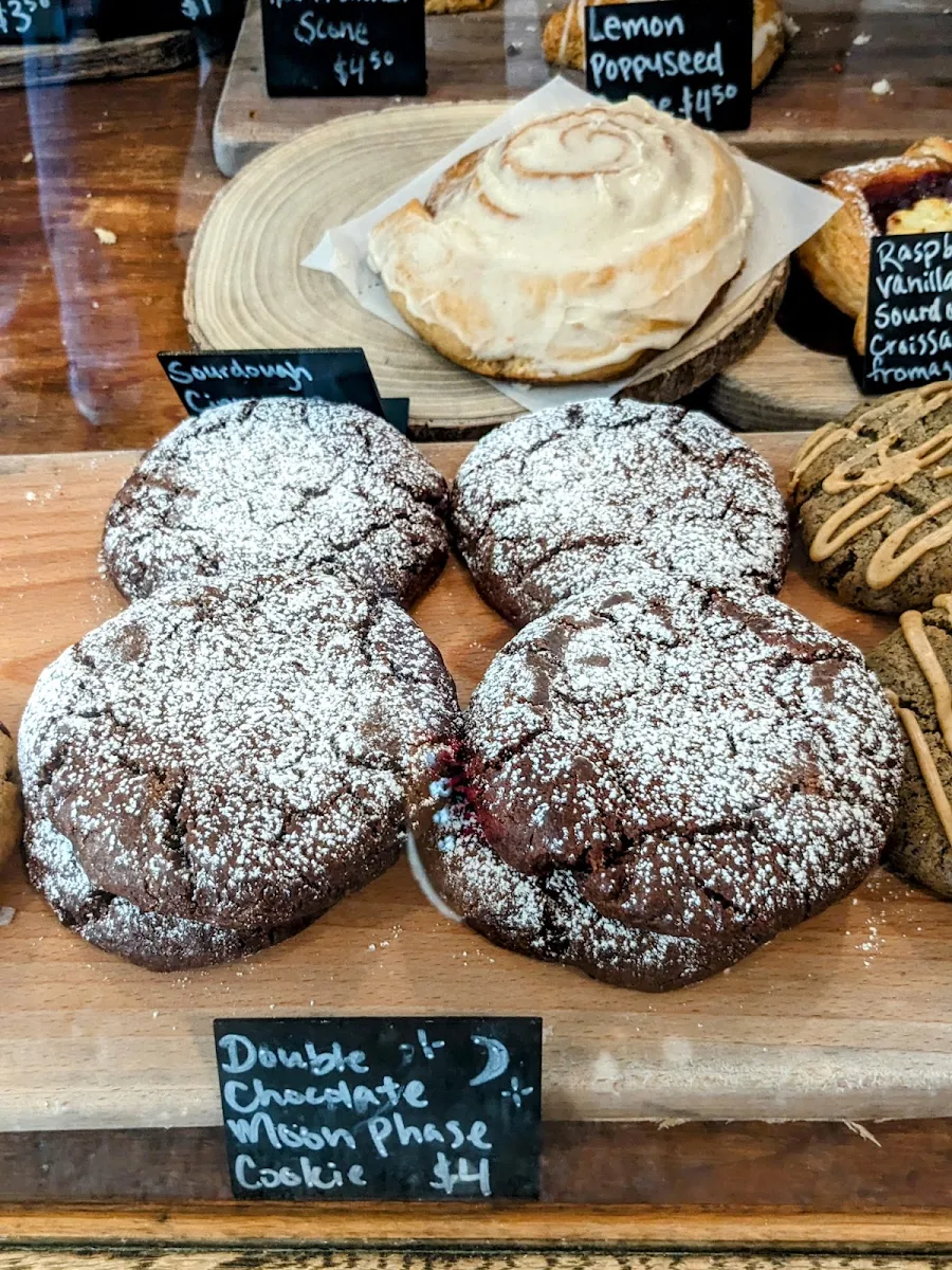 Double Chocolate Moon Phase Cookie