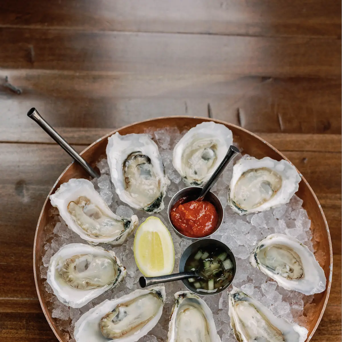 Fresh Oysters on the Half Shell
