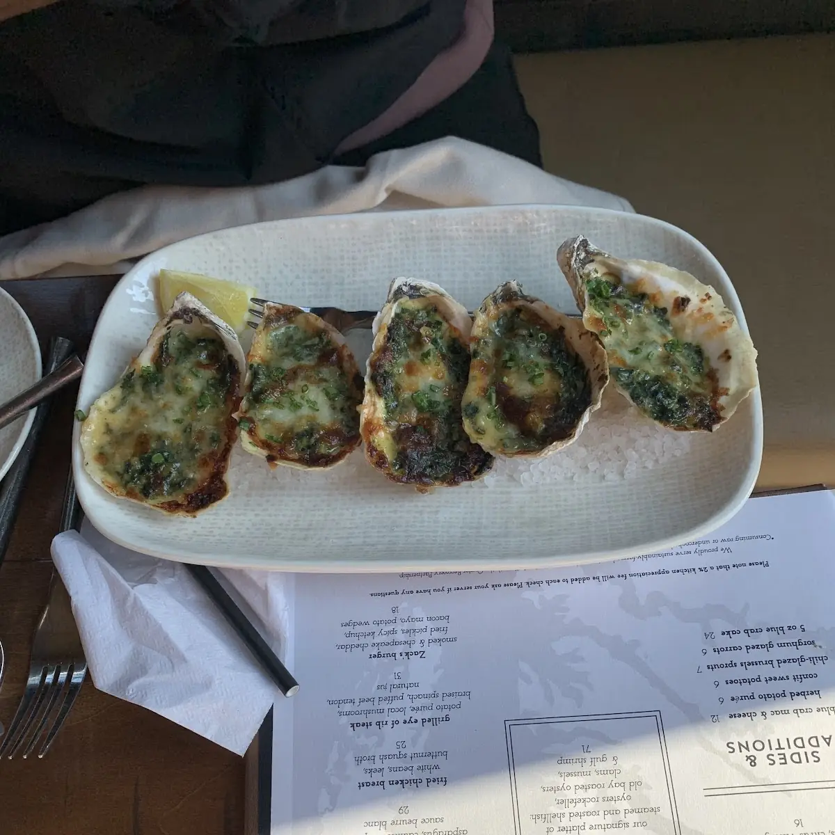 Oysters Rockefeller