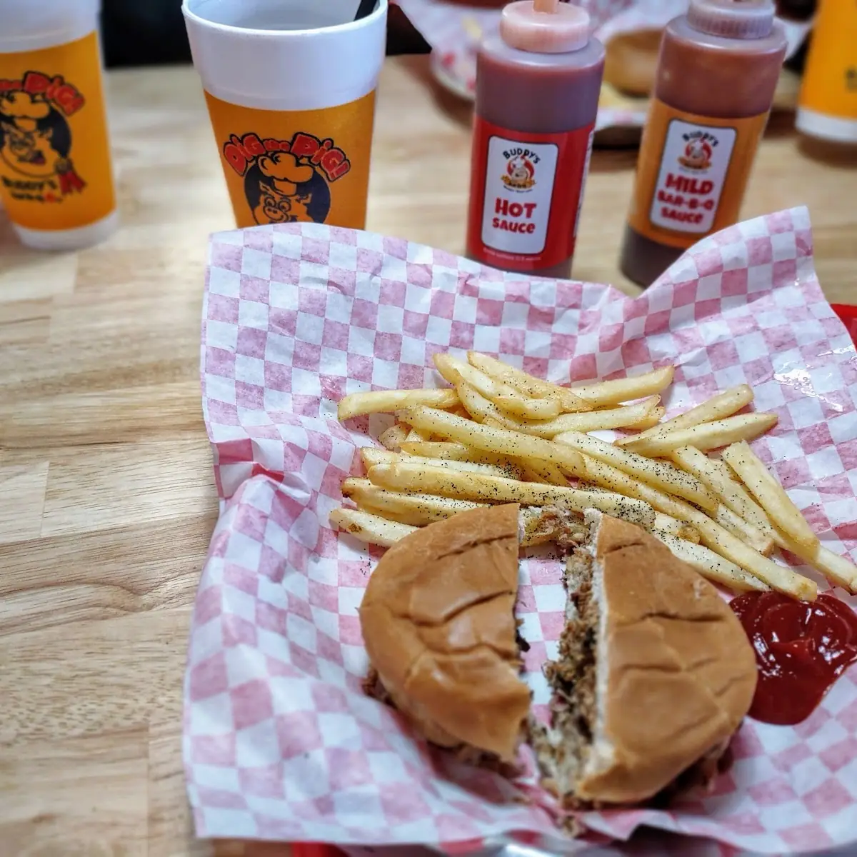 BBQ Pork Sandwich Platter