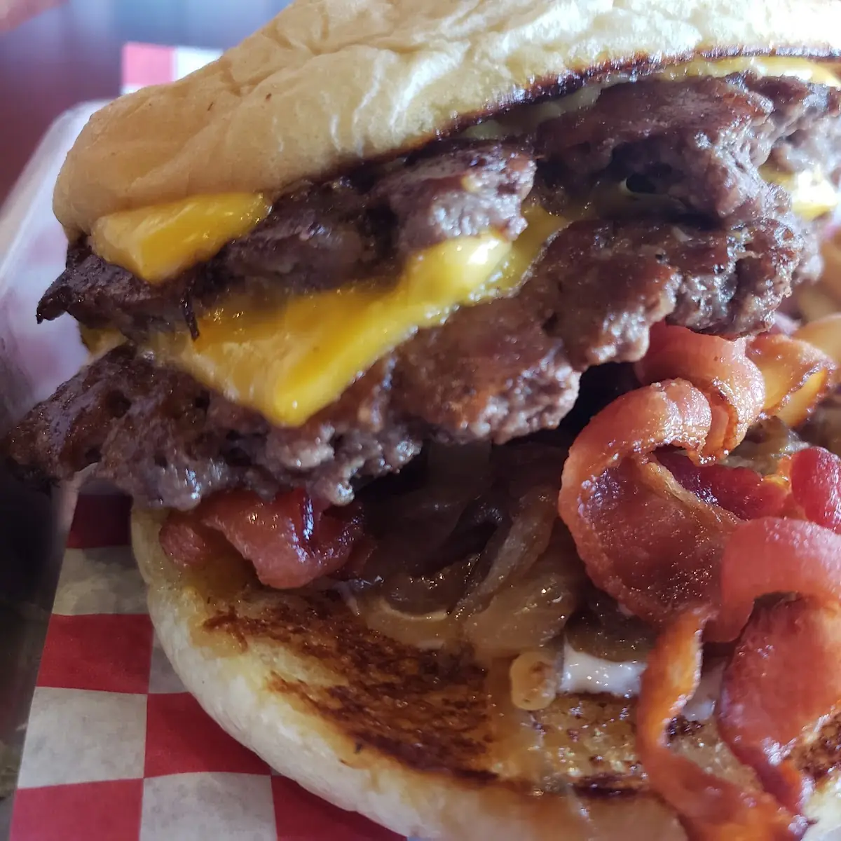 Cheddar Bacon Burger