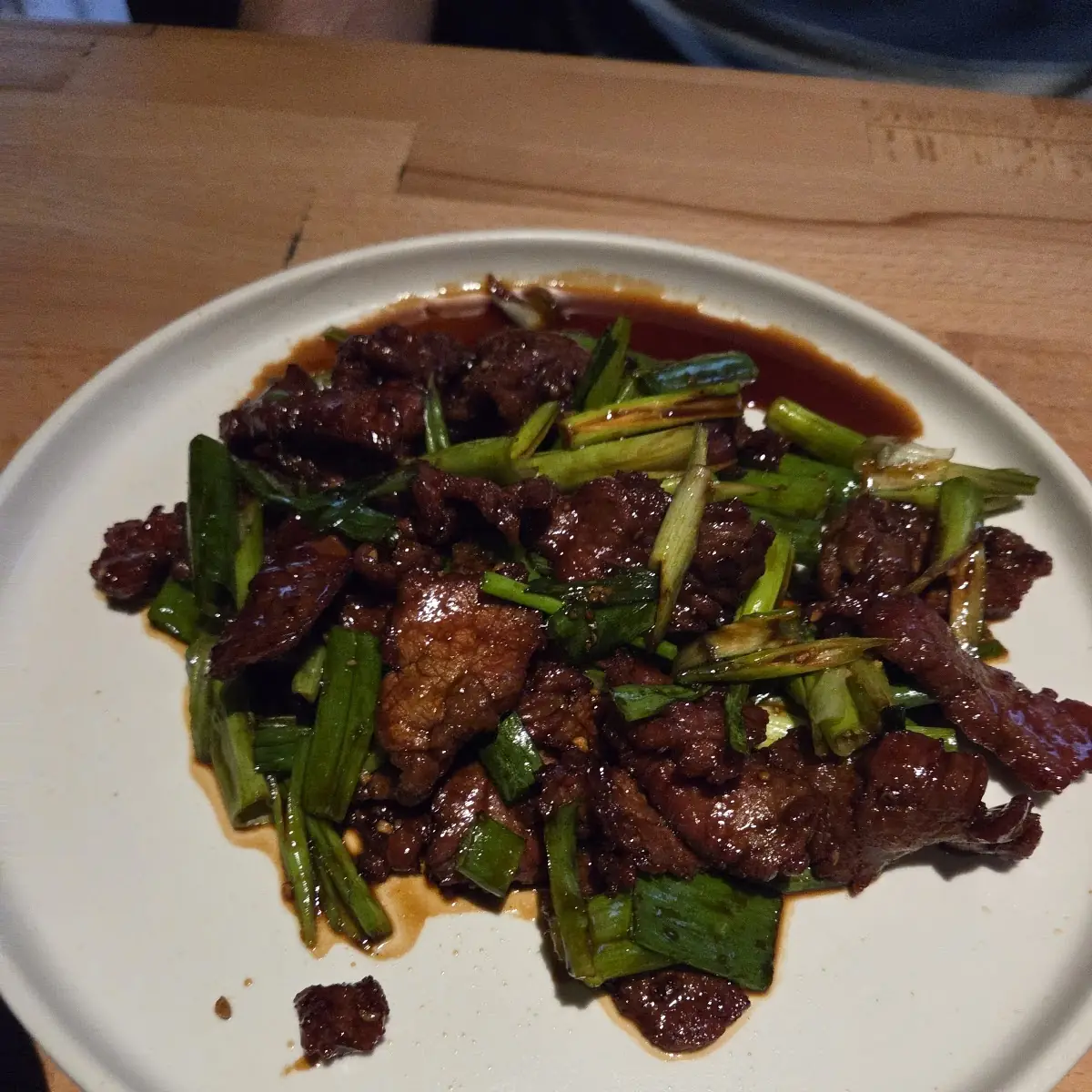 Mongolian Beef with Scallions